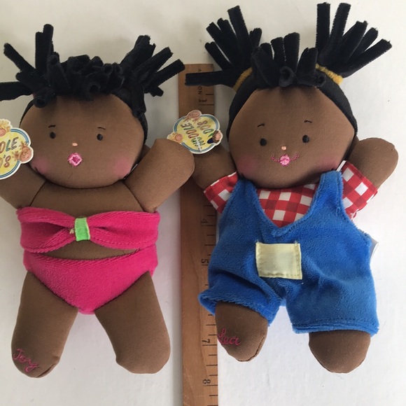 2 Noodle Do's Dolls Joy and Lea NWT NOS 1999 African American Cute Soft Body - Picture 2 of 7